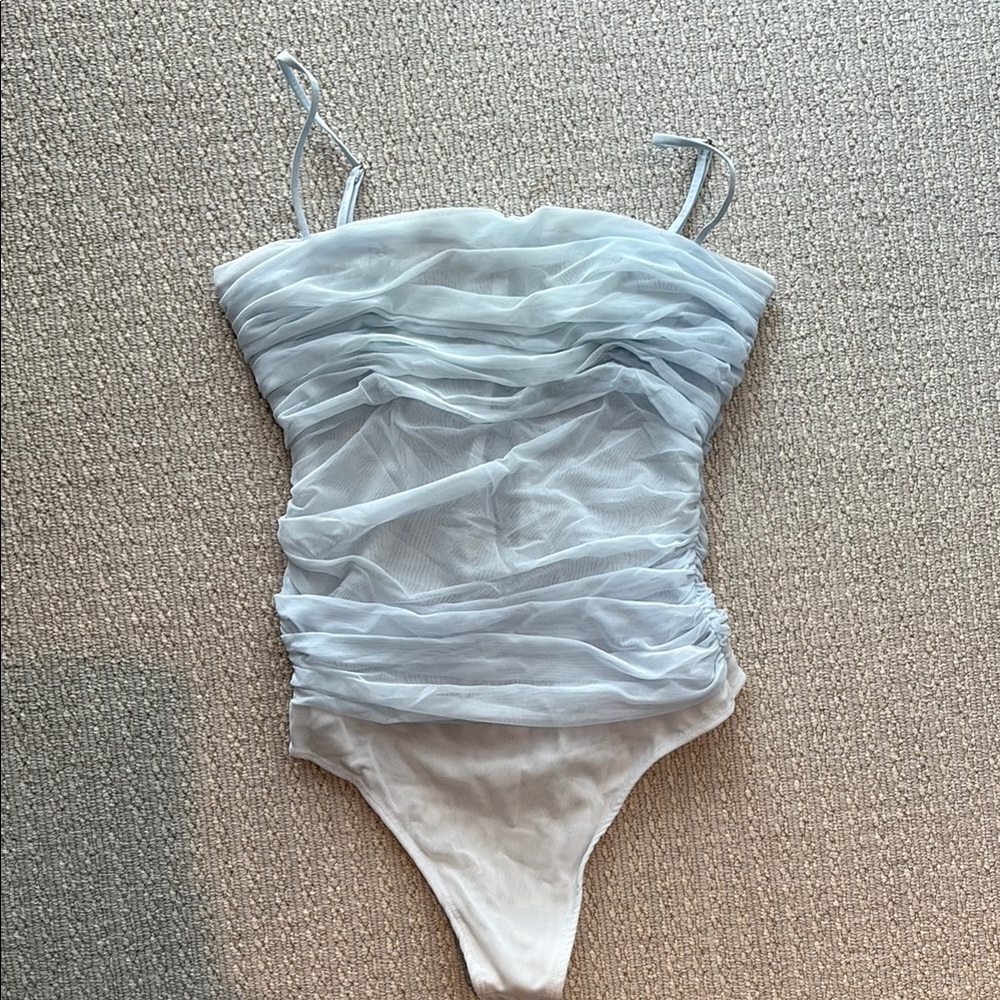 Aritzia Light Blue Bodysuit